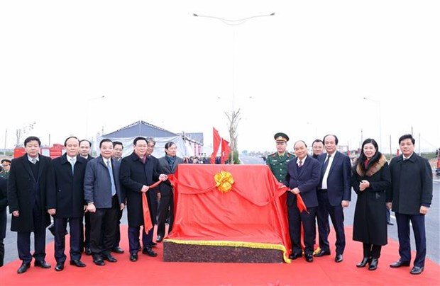 Interchange connecting Belt Road No 3, Hanoi-Hai Phong Expressway inaugurated